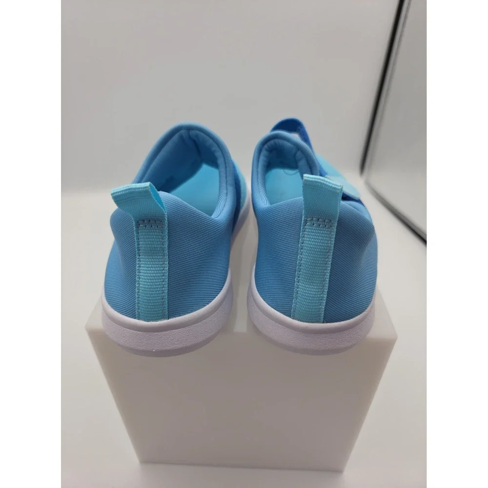Toddler Size 10 Unisex Blue  Mesh Slip On Sneakers Hook Loop Lightweight